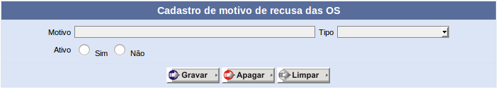 motivo de recusa